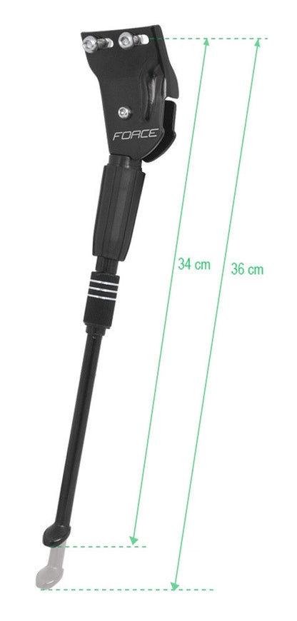 FORCE stojan SKA 26-28" Al do zadnej stavby, čierny