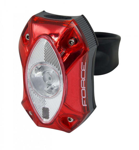 FORCE blikačka zadná RED, 1 CREE LED 60lm, USB