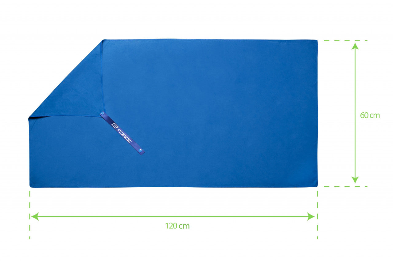 FORCE uterák cestovný 60X120cm, modrý