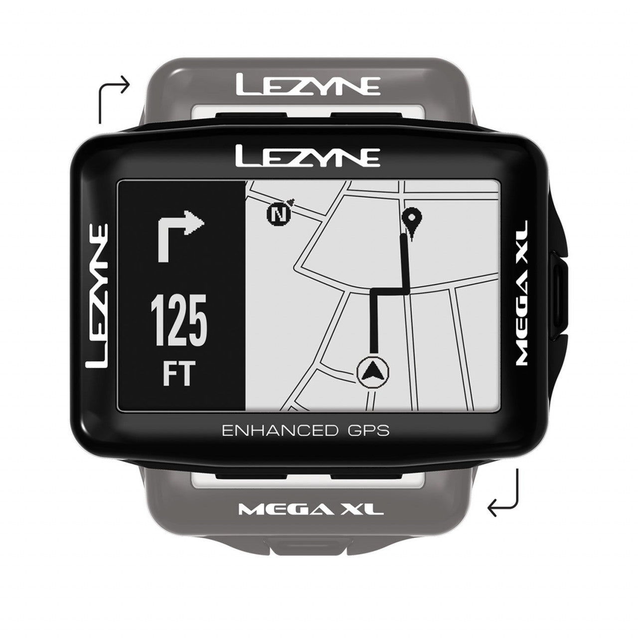 LEZYNE Cyklonavigácia MEGA XL GPS HR/ProSC LOADED