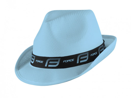 FORCE klobúk PANAMA, pastelovo modro-čierny