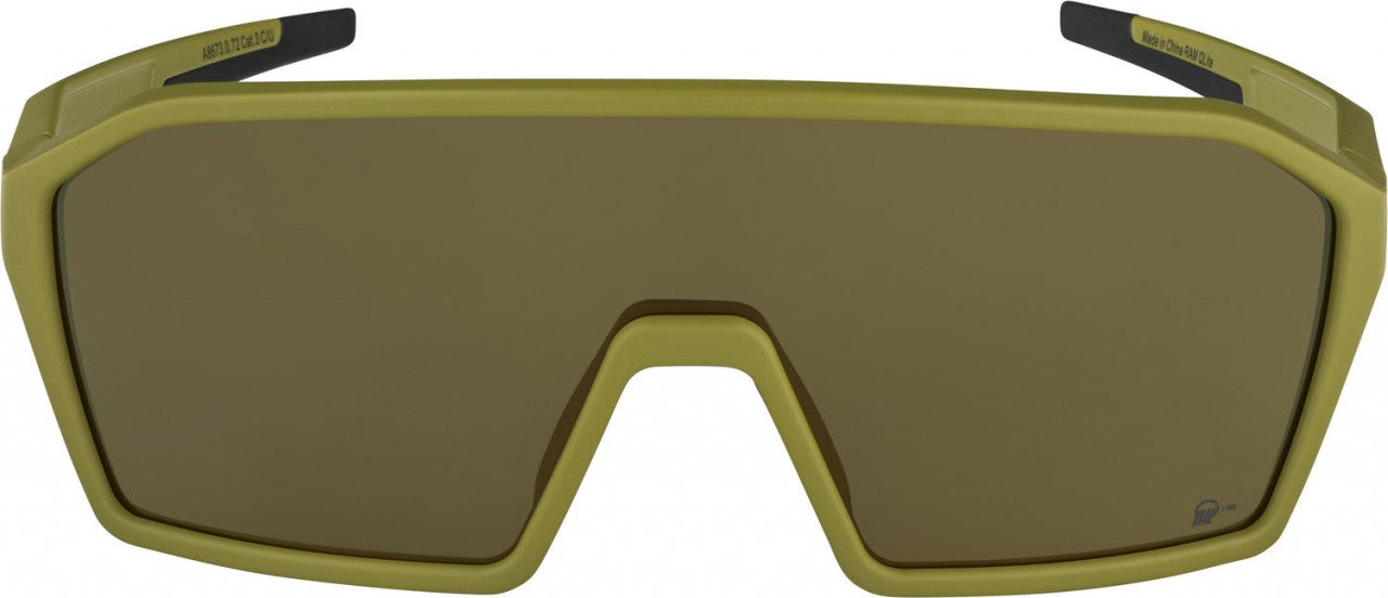 ALPINA Cyklistické okuliare RAM Q-Lite, olivové mat