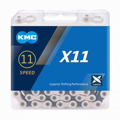 KMC Reťaz X 11 strieborno-šedá, 118 článkov