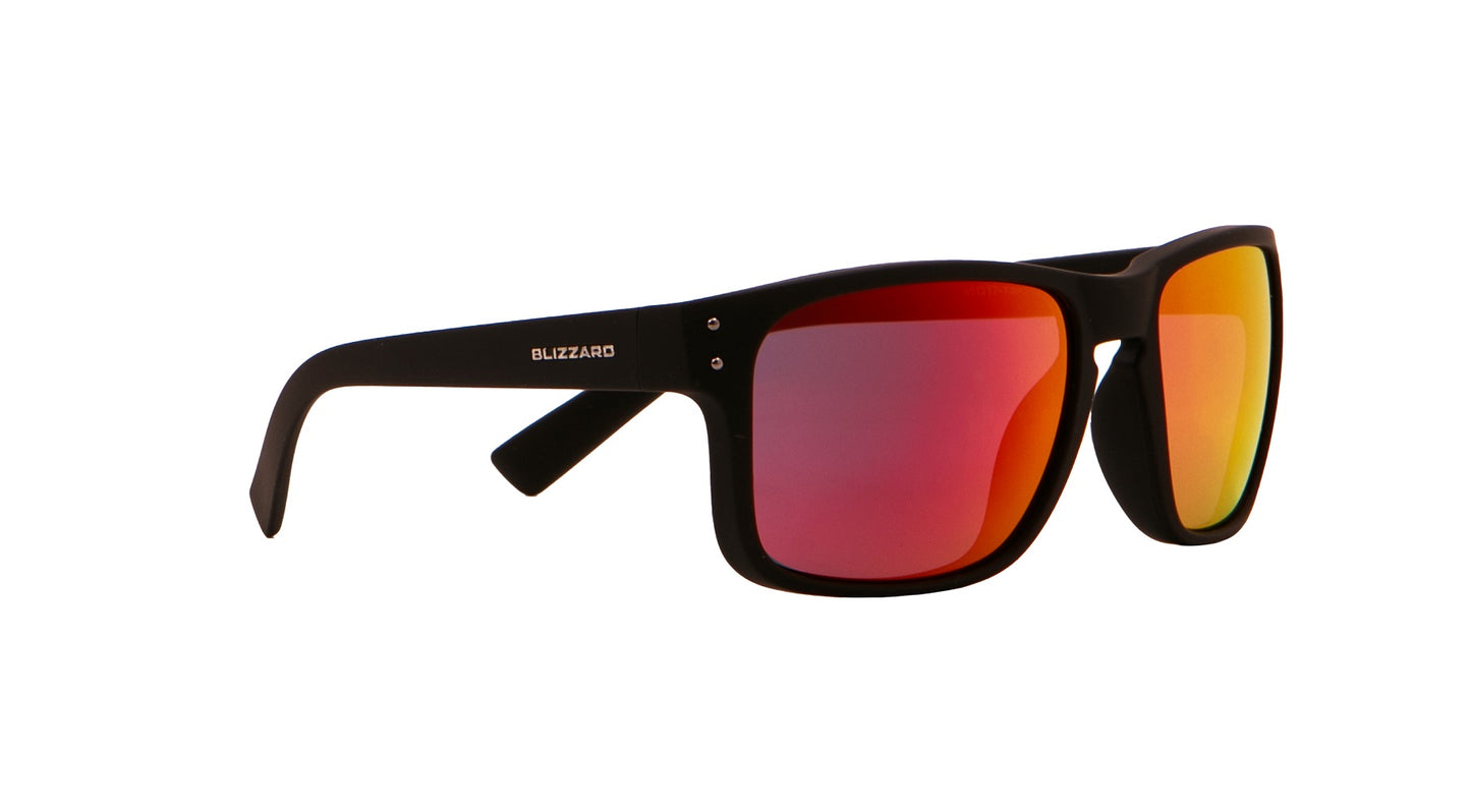 slnečné okuliare BLIZZARD slnečné okuliare PCSC606011, gumové čierne + body s dekorom zbrane, 65-17-135