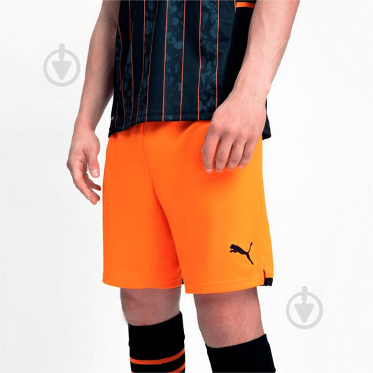 Futbalové krátke nohavice  PUMA SHORTS team orange-black
