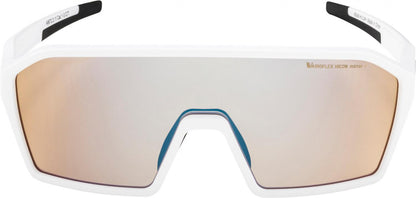 ALPINA Cyklistické okuliare RAM HVLM+ biele mat
