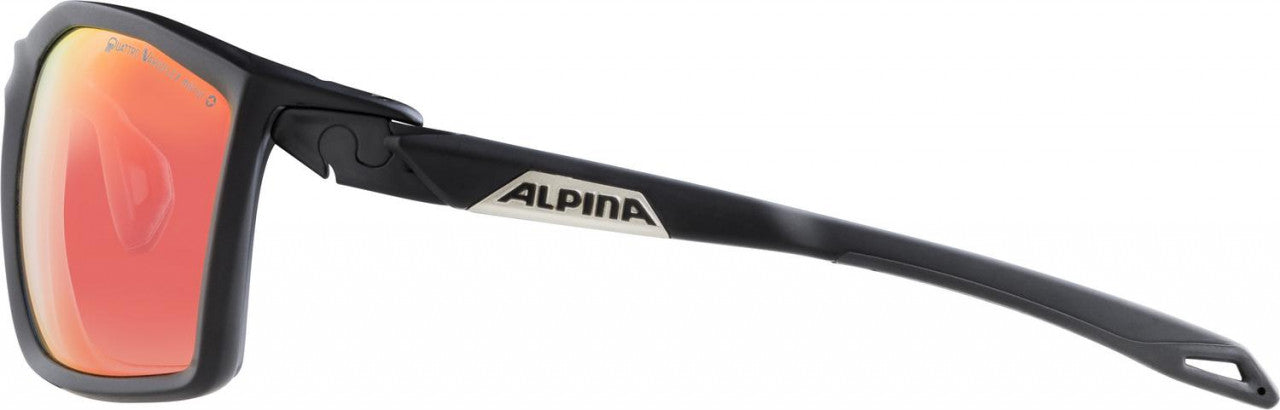 ALPINA Cyklistické okuliare TWIST FIVE QV čierne matné