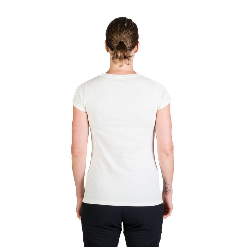 TR-4955OR dámske tričko z organickej bavlny s potlačou JUDITH