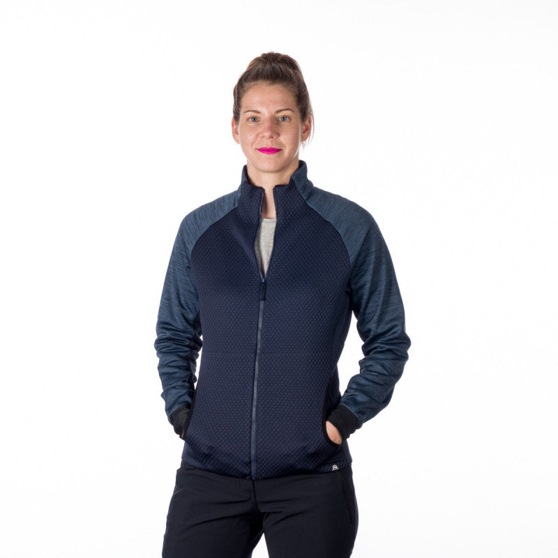 MI-4814OR women's outdoor melange active hoodie sweater