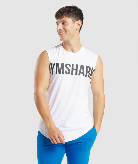 Gymshark Pánske tričko Bold Cut Off T-Shirt