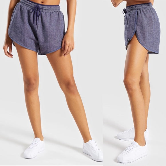 Gymshark Dámske krátke nohavice Heather Dual Band Short H019