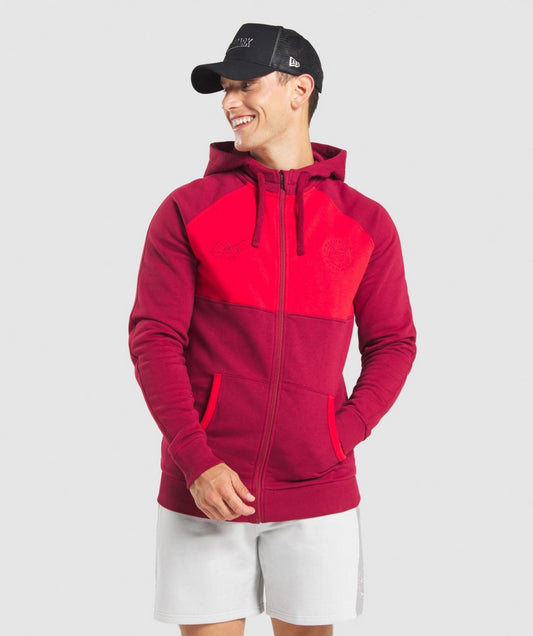 Gymshark Pánska mikina Luxe Legacy Zip Hoodie 4175