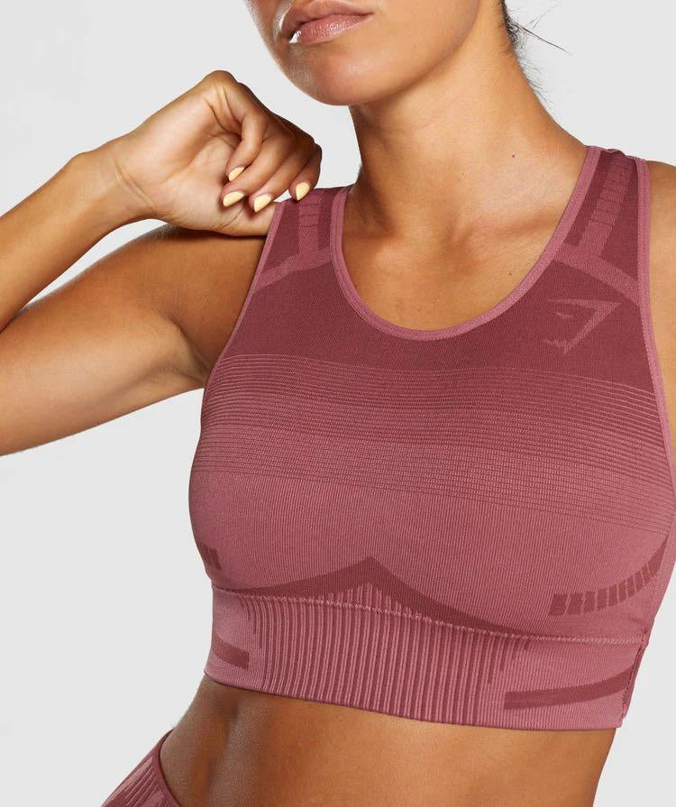 Gymshark Dámska športová podprsenka Geo Ombre Seamless Sports Bra 3628