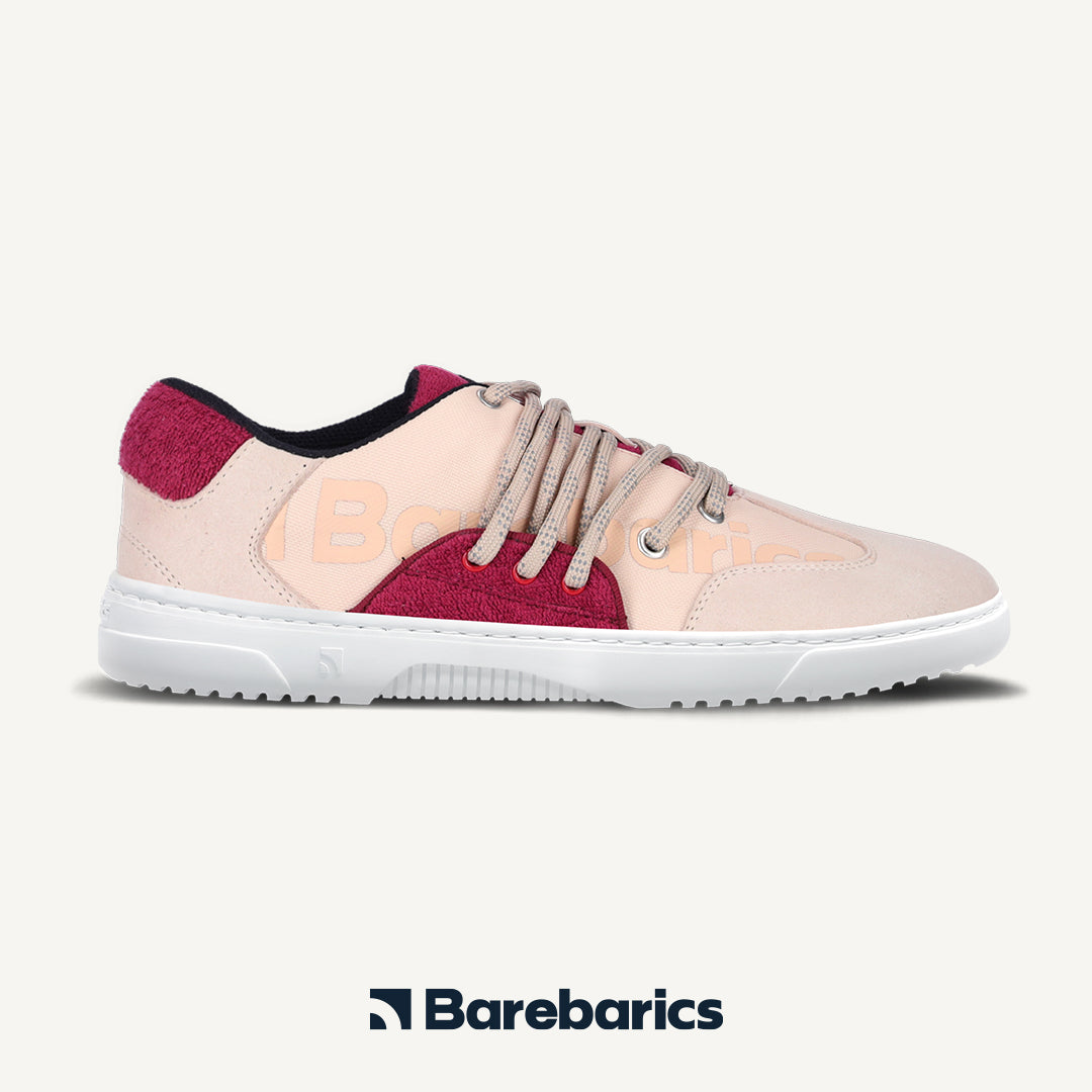 Barefoot tenisky Barebarics Vibe - Beige & Red