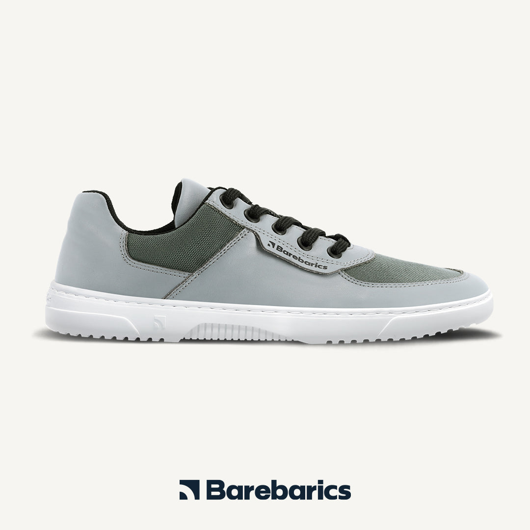 Barefoot tenisky Barebarics Bravo - Grey & White