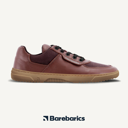 Barefoot tenisky Barebarics Bravo - Maroon Brown