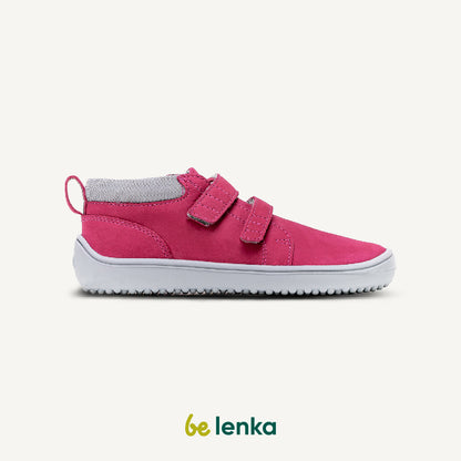 Detské barefoot topánky Be Lenka Play - Dark Pink