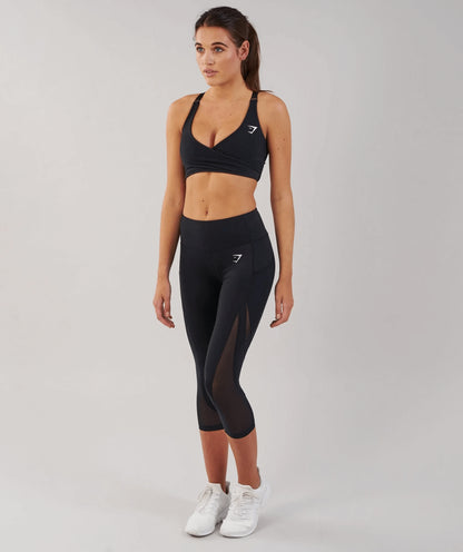 Gymshark Dámske krátke legíny Sleek Sculpture Cropped Leggings G024