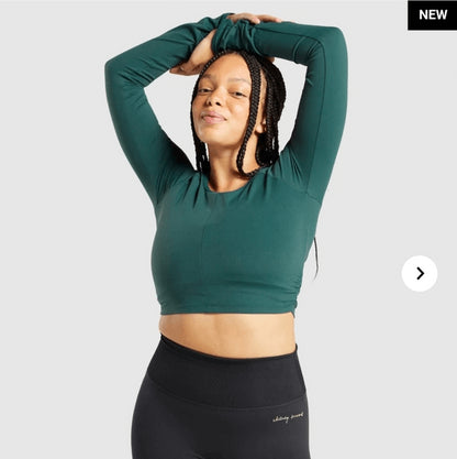 Gymshark Dámske tričko Whitney Ls Crop Top