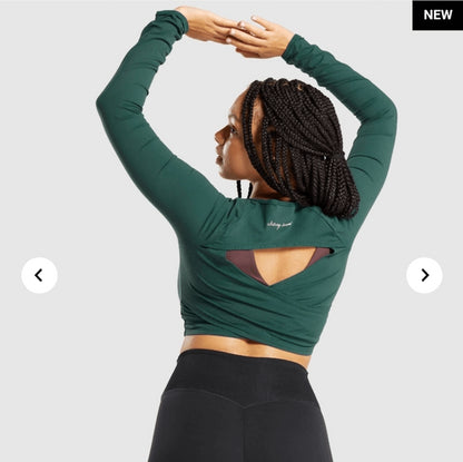 Gymshark Dámske tričko Whitney Ls Crop Top