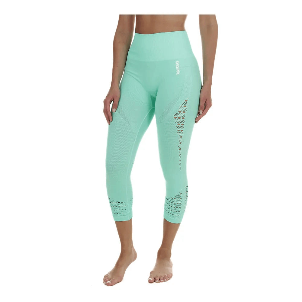 Gymshark Dámske krátke legíny Energy+Seamless Cropped Leggings 1829