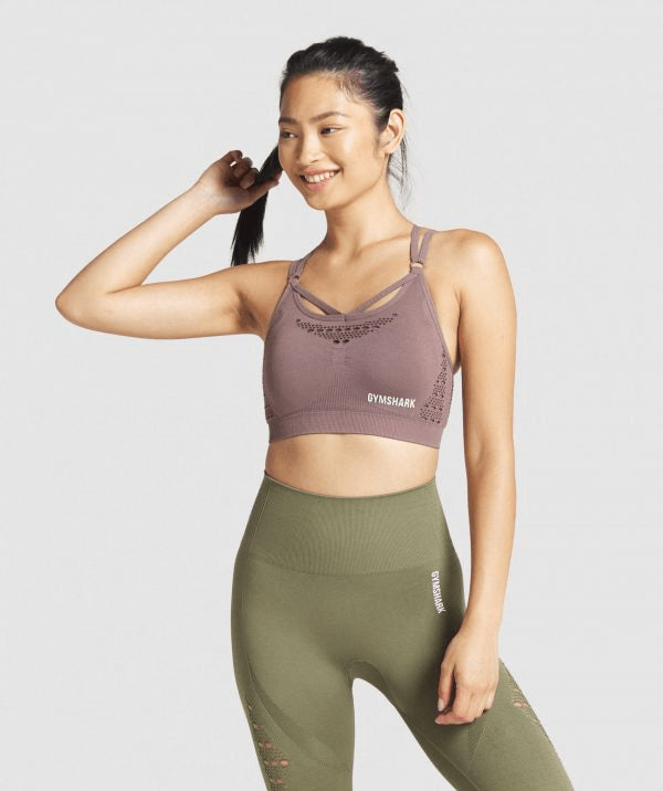 Gymshark Dámska športová podprsenka Energy Seamless Sports Bra 1876