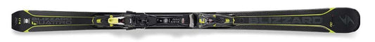 set zjazdových lyží BLIZZARD II. kvalita Quattro 8.4 Ti + viazanie XCELL 12 DEMO, black/anthracite/lime
