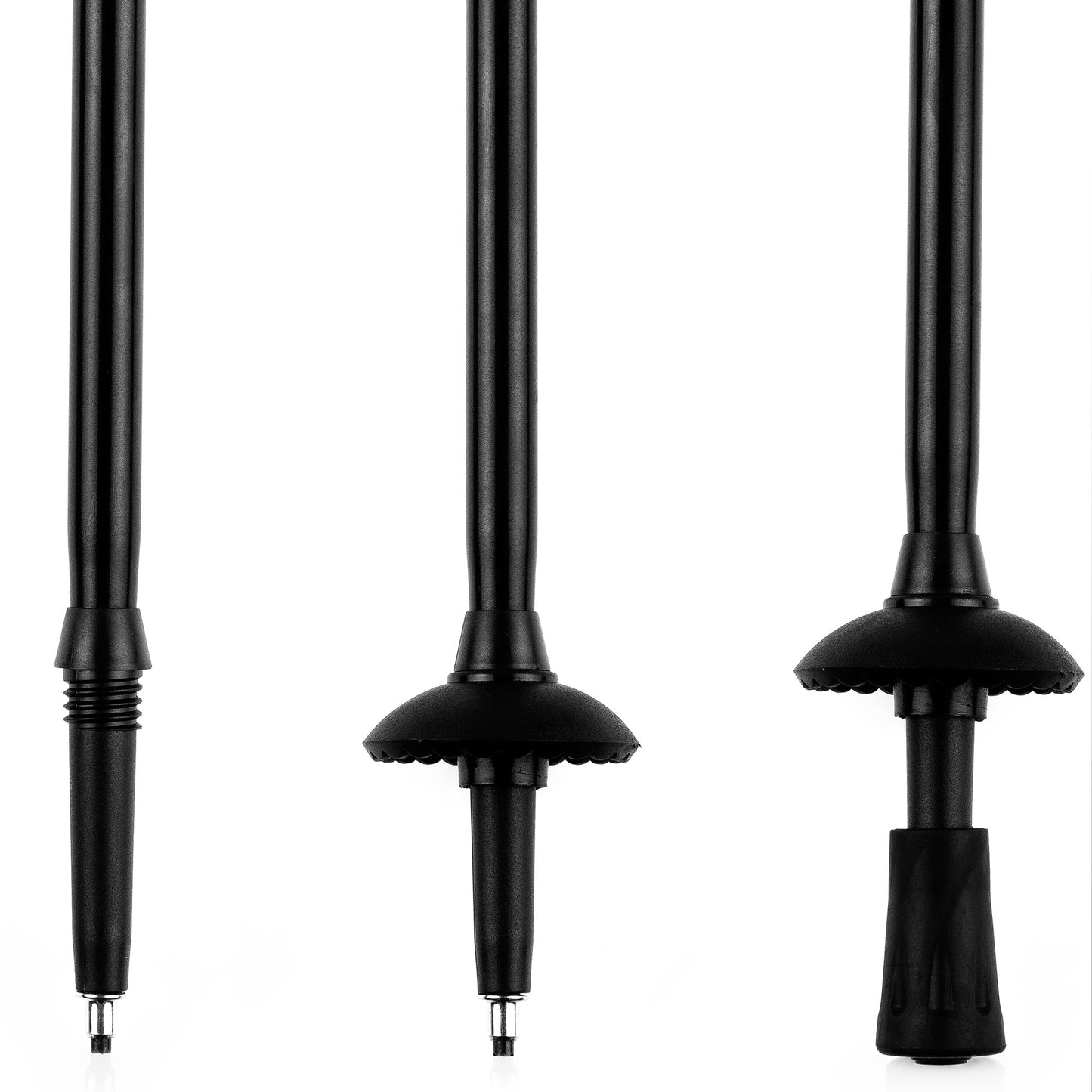 EKVILIBRO Trekingové palice, 3-dielne, čierno-limetovej