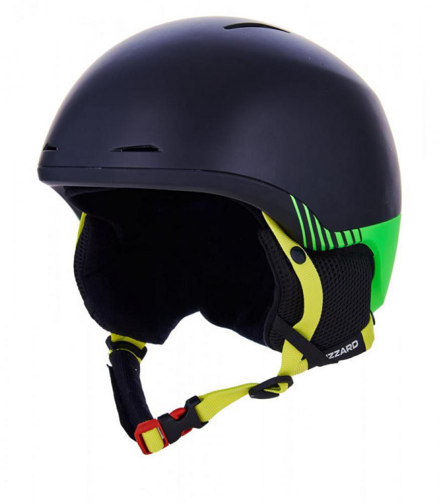 helma BLIZZARD Speed ski helmet, black matt/green matt, AKCE